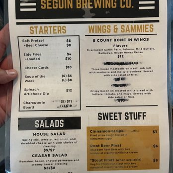 Seguin Brewing - Menu - Brewpubs Near Me - Seguin, Texas