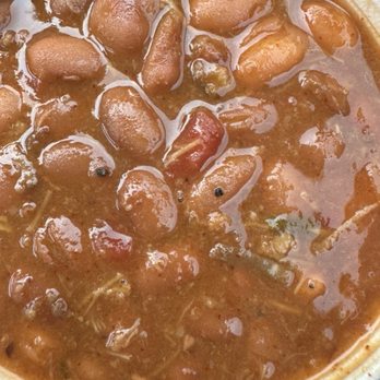 MEGA Texas Barbeque - Brisket chili beans. - Caterers Near Me - Fresno, California
