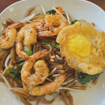 Apsara Palace - Lort Cha or Fried Pin Noodles with prawns, $20 - 4.5 Stars - Cambodian Near Me - Seattle, Washington Apsara Palace - Lort Cha or Fried Pin Noodles with prawns, $20 - 4.5 Stars - Cambodian Near Me - Seattle, Washington
