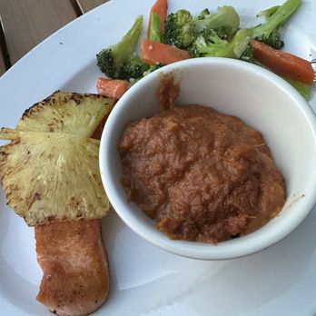 Hop Creek - Grilled Atlantic Salmon sweet potato mash & veggies - Gastropubs Near Me - Napa, California Hop Creek - Grilled Atlantic Salmon sweet potato mash & veggies - Gastropubs Near Me - Napa, California
