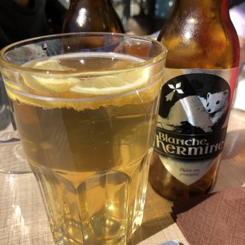 Le Tourmentin - One of the beer served Blanche Hermine Light and tasty - Creperies Near Me - Cancale, 35