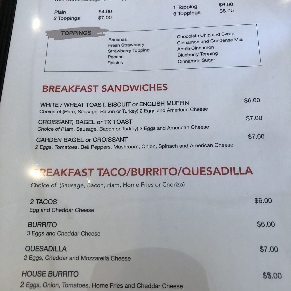 Dallas Cafe - Menu - Breakfast & Brunch Near Me - Dallas, Texas Dallas Cafe - Menu - Breakfast & Brunch Near Me - Dallas, Texas