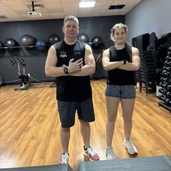 Anytime Fitness - My daughter and I @ Anytime Fitness.