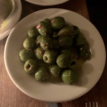 Rucola - Marinated Olives [$4] and Robiola, not pictured [$10] - Italian Near Me - Brooklyn, New York