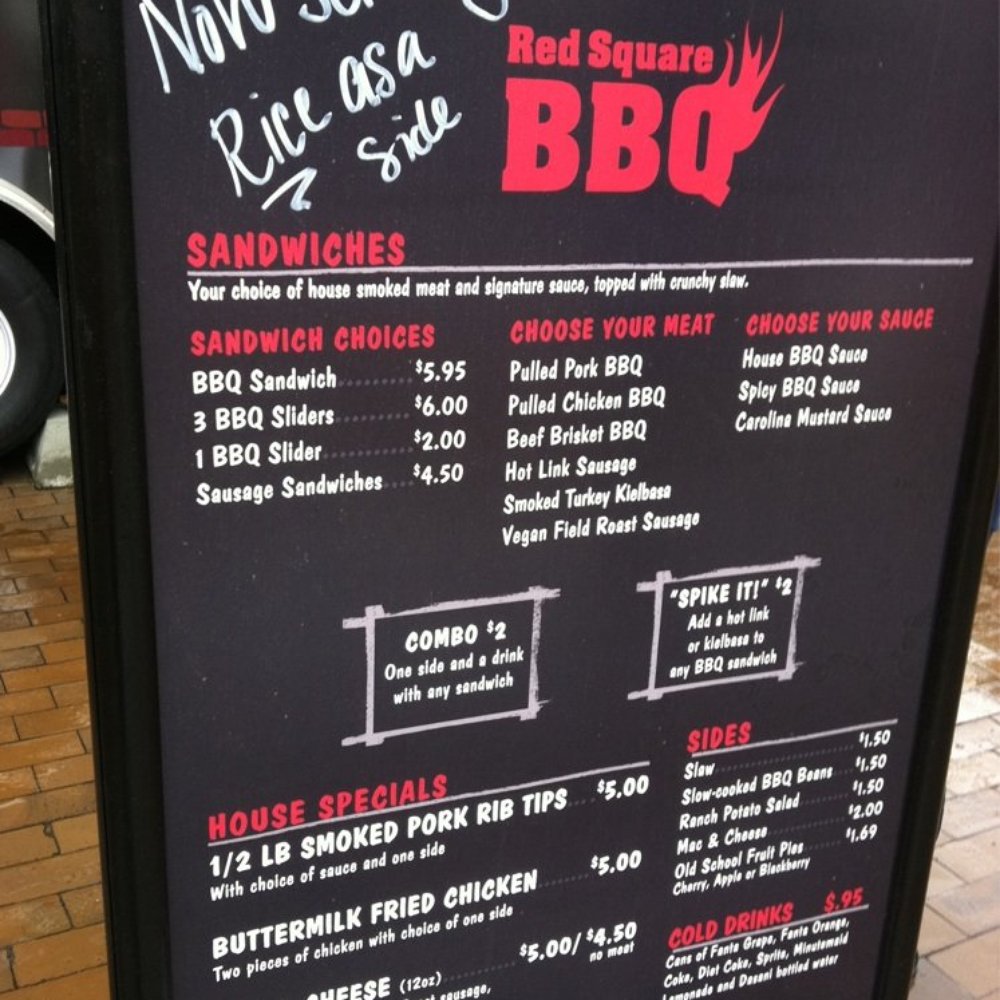 Red Square BBQ & Hot Dawgs - menu - Barbeque Near Me - Seattle, Washington Red Square BBQ & Hot Dawgs - menu - Barbeque Near Me - Seattle, Washington