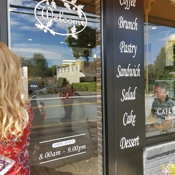 Cafe Trois - She couldn't wait to get in! - Coffee & Tea Near Me - Northvale, New Jersey