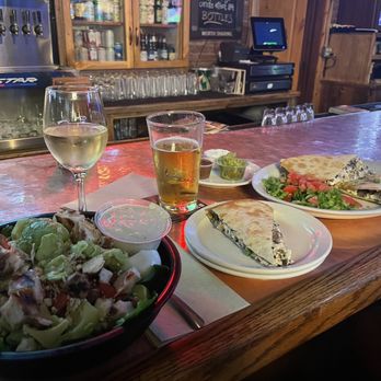 Downstairs At Eric’s - Cobb salad, blackened chicken quesadillas - Arcades Near Me - Breckenridge, Colorado Downstairs At Eric’s - Cobb salad, blackened chicken quesadillas - Arcades Near Me - Breckenridge, Colorado