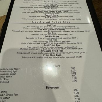 Tracy Thai Restaurant - 5/25/24 menu - Thai Near Me - Tracy, California