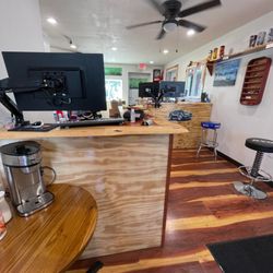 Grumpy's Automotive and Body Shop - View from seated near front door