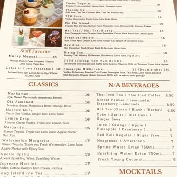 Torsap Thai Kitchen - drink menu - Thai Near Me - Walnut Creek, California Torsap Thai Kitchen - drink menu - Thai Near Me - Walnut Creek, California