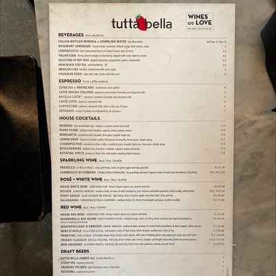 Menu photo 6 Tutta Bella Seattle, WA Menu photo 6 Tutta Bella Seattle, WA