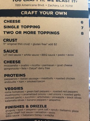 Menu photo 4 LIT Pizza - Zachary Zachary, LA
