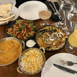 The Biryani Corner - Naan, TBC Crispy Chicken, Loaded Butter Chicken Fries, Saffron Cumin Rice, Butter Chicken