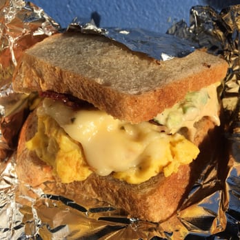 Devil's Teeth Baking Company - Ran out of biscuits for their Special Breakfast Sandwich. Placed on sourdough instead - Bakeries Near Me - San Francisco, California Devil's Teeth Baking Company - Ran out of biscuits for their Special Breakfast Sandwich. Placed on sourdough instead - Bakeries Near Me - San Francisco, California