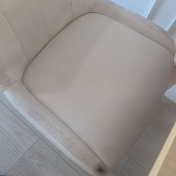 The Boba Kafe - White chairs could use a good cleaning - Bubble Tea Near Me - Montclair, California