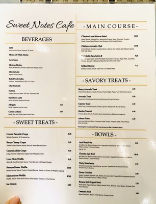 Menu photo 7 Sweet Notes Cafe Kent, WA Menu photo 7 Sweet Notes Cafe Kent, WA