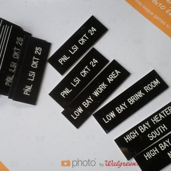 Fast Keys & Engraving - Engraved electrical panel signs. - Engraving Near Me Fast Keys & Engraving - Engraved electrical panel signs. - Engraving Near Me