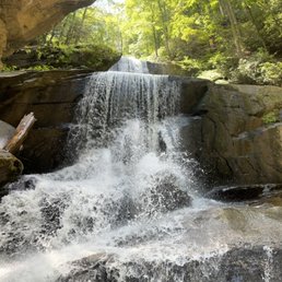 Closer view of Bradley Falls