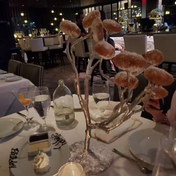 Steak 48 Del Mar - Beignet tree, not on dinner menu but can be ordered. Not as good as Du Monde, but not bad - Steakhouses Near Me - Del Mar, California