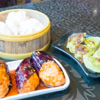 Dragon Beaux - bbq pork bao, stuffed eggplant, and dumplings - Dim Sum Near Me - San Francisco, California