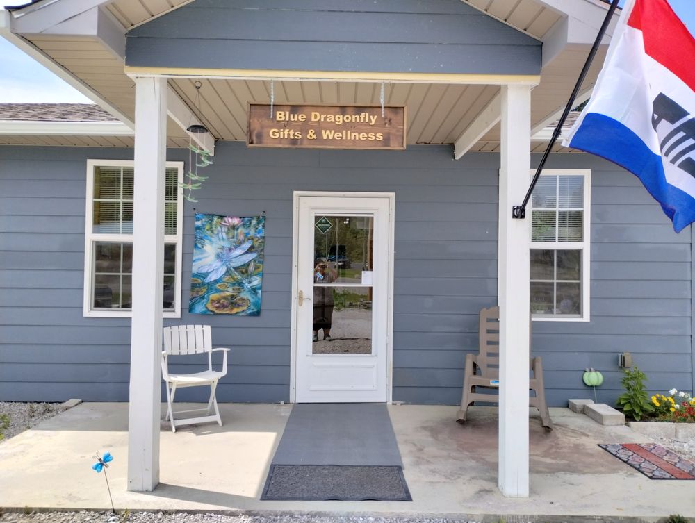 Blue Dragonfly Gifts and Wellness Logo