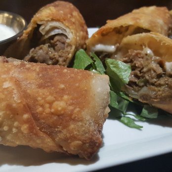 Stripers Waterside - Cheesesteak Eggrolls. EV-ER-RY-THING!!! - Seafood Near Me - Norfolk, Virginia Stripers Waterside - Cheesesteak Eggrolls. EV-ER-RY-THING!!! - Seafood Near Me - Norfolk, Virginia