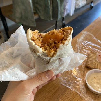 Dear Diary Coffee - Chick'n n rice taco - Coffee & Tea Near Me - Austin, Texas