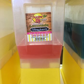 Pucker Up Lemonade Company - Strawberry Lemonade - Juice Bars & Smoothies Near Me - Compton, California Pucker Up Lemonade Company - Strawberry Lemonade - Juice Bars & Smoothies Near Me - Compton, California