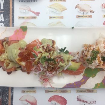 Sushi Ring - Arnold makes this stuff up, it's not on the menu! - Sushi Bars Near Me - Colorado Springs, Colorado Sushi Ring - Arnold makes this stuff up, it's not on the menu! - Sushi Bars Near Me - Colorado Springs, Colorado