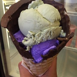 Chocolate Dipped Waffle Cone