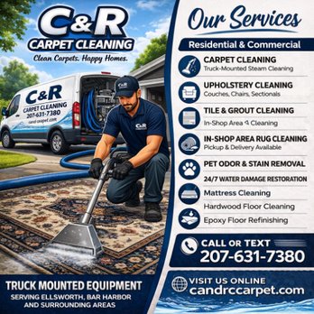 C & R Carpet Cleaning - Carpet Cleaning Near Me - Ellsworth, Maine C & R Carpet Cleaning - Carpet Cleaning Near Me - Ellsworth, Maine