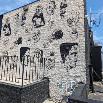 Rad Coffee - Artwork on the exterior wall - Coffee & Tea Near Me - Long Beach, California Rad Coffee - Artwork on the exterior wall - Coffee & Tea Near Me - Long Beach, California