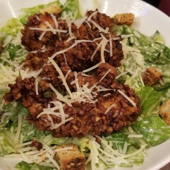 Bistro 221 - Pecan Crusted Chicken Ceasar-perfect nutty flavor! - American Near Me - Saint George, South Carolina