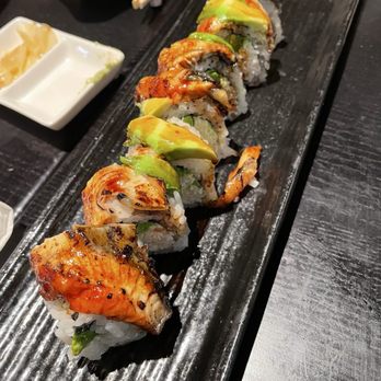 Sushi Kinoya - Dragon Roll - Sushi Bars Near Me - Long Beach, California Sushi Kinoya - Dragon Roll - Sushi Bars Near Me - Long Beach, California