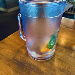 Pitcher of ice water