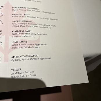 Indienne - Menus and disclaimers - Indian Near Me - Chicago, Illinois