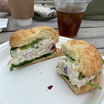 Blanco Brew - Chicken salad sandwich, barrel aged cold brew. - Bakeries Near Me - Wimberley, Texas