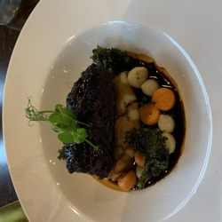 Azur Restaurant - Braised beef cheek.