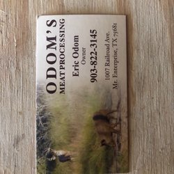 Odom's Meat Processing