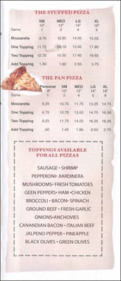 Menu photo 3 Durango's Pizza Chicago, IL
