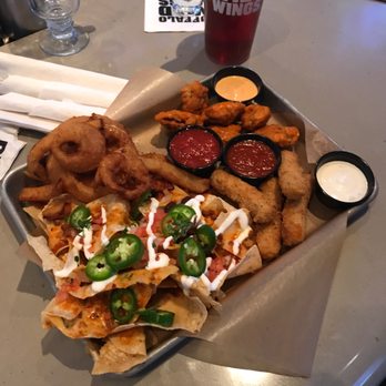 Buffalo Wild Wings - Sampler platter - American Near Me - Tucson, Arizona Buffalo Wild Wings - Sampler platter - American Near Me - Tucson, Arizona