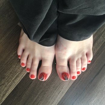 Sky nails - Basic pedicure with designs $30 - Nail Salons Near Me - Evans, Georgia Sky nails - Basic pedicure with designs $30 - Nail Salons Near Me - Evans, Georgia