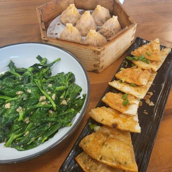 Dao Artisan Noodle - Scallion pancakes,  pea sprout, crab soup dumplings - Noodles Near Me - San Leandro, California