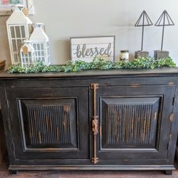 Humble Home - Arhaus black distressed buffet