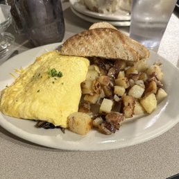 Spinach and Mushroom Omelette