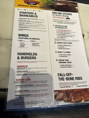 Menu photo 1 Brann's Steakhouse & Grille Holland, MI Menu photo 1 Brann's Steakhouse & Grille Holland, MI