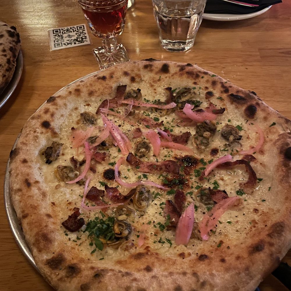 Bar Rosa - Clam and guanciale pizza - Bars Near Me - Tacoma, Washington Bar Rosa - Clam and guanciale pizza - Bars Near Me - Tacoma, Washington