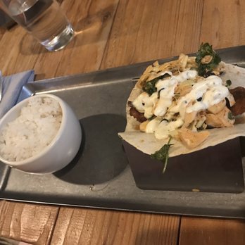 Barra - Rice bowl with Perch taco - Mexican Near Me - Sandusky, Ohio Barra - Rice bowl with Perch taco - Mexican Near Me - Sandusky, Ohio