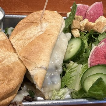 Escape Craft Brewery - Philly cheese steak sandwich - Breweries Near Me - Redlands, California