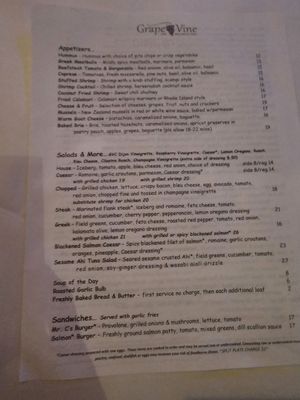 Menu photo 7 Grape Vine Cafe Las Vegas, NV Menu photo 7 Grape Vine Cafe Las Vegas, NV